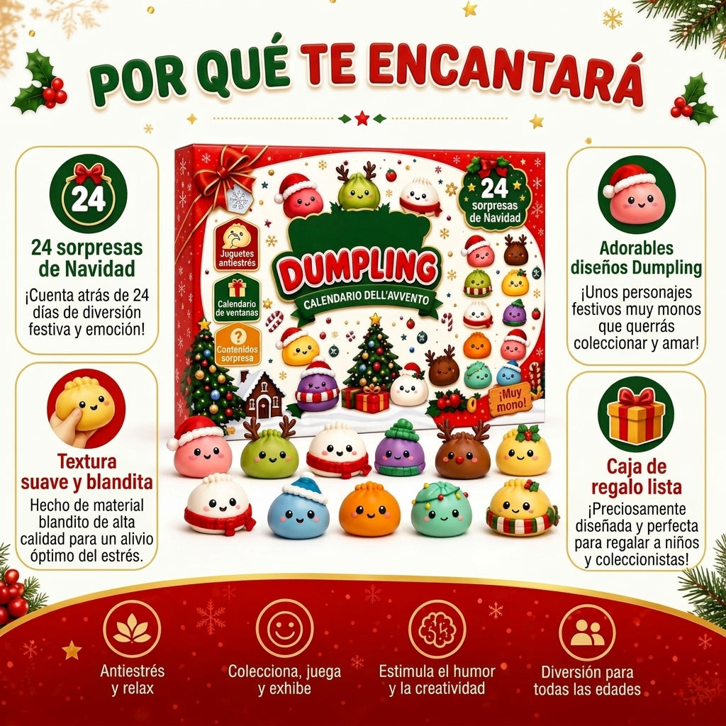 Calendario de Adviento Dumpling Squishy 2026