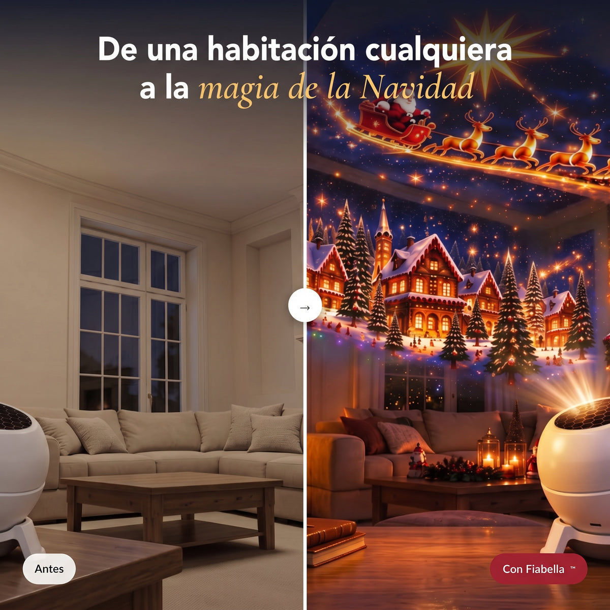 Fiabella™ – Proyector Mágico de Navidad