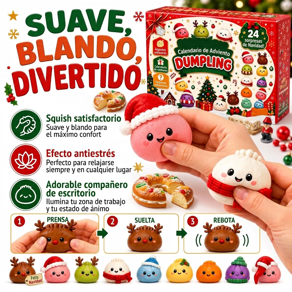 Calendario de Adviento Dumpling Squishy 2026