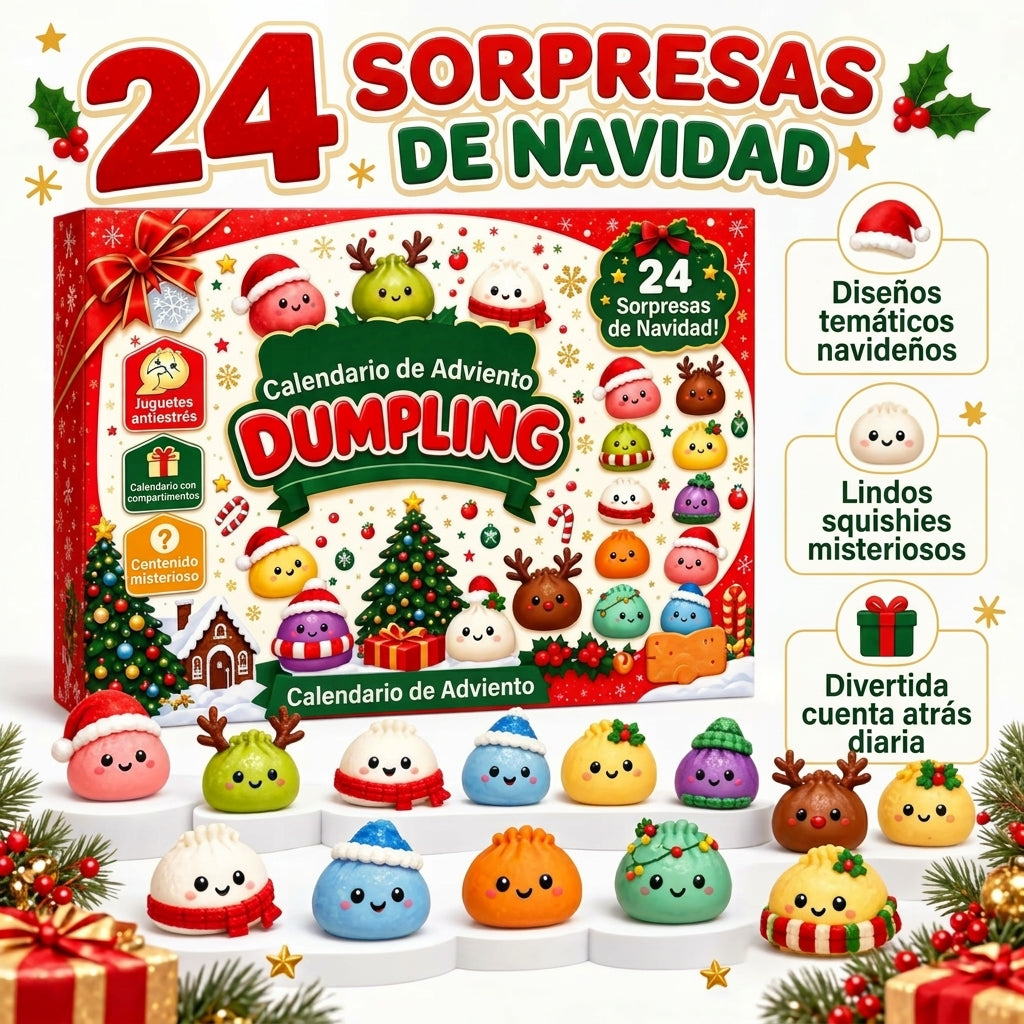 Calendario de Adviento Dumpling Squishy 2026