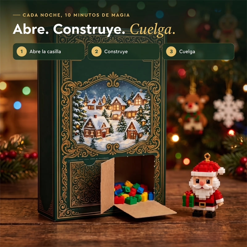 Avventina™ – Calendario de Adviento con 24 minidecoraciones para construir