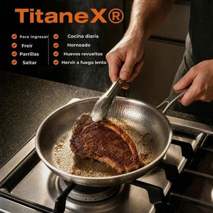 TitaneX® – Sartén antiadherente de titanio